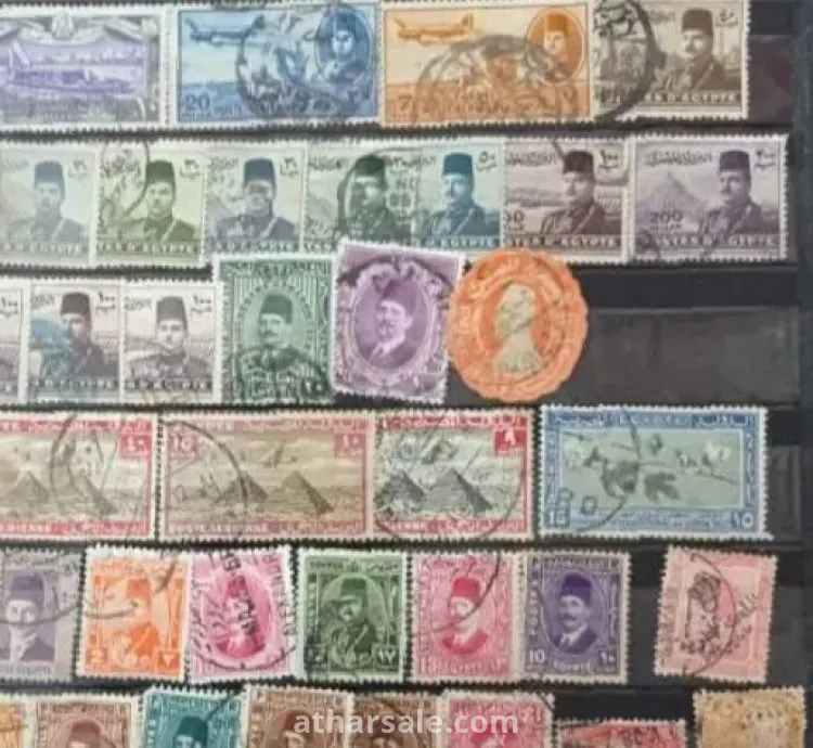 طوابع الملك فاروق نادرة