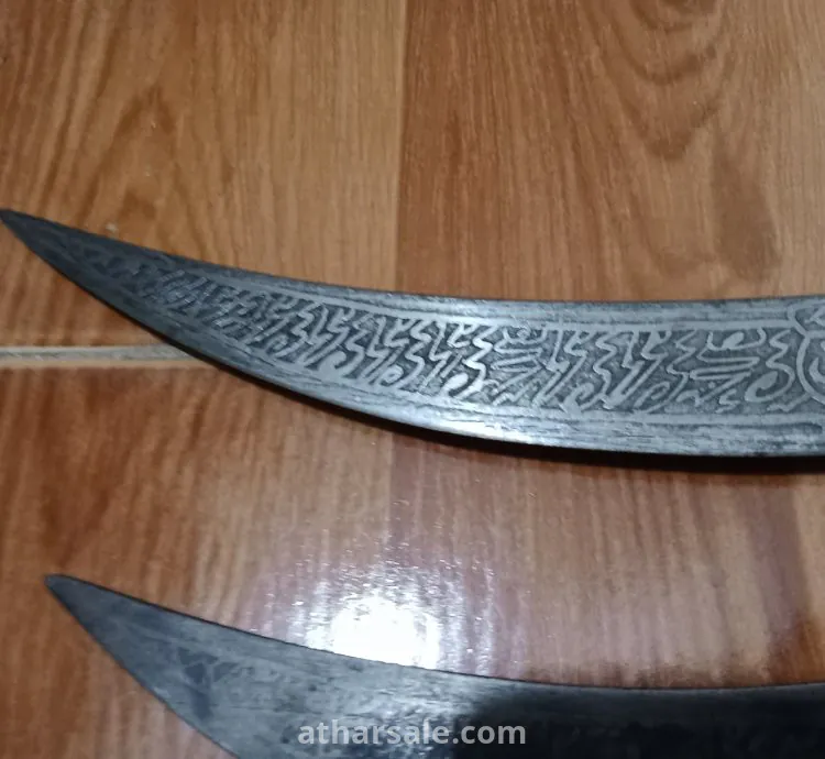 2 daggers, over 300 years old, steel.