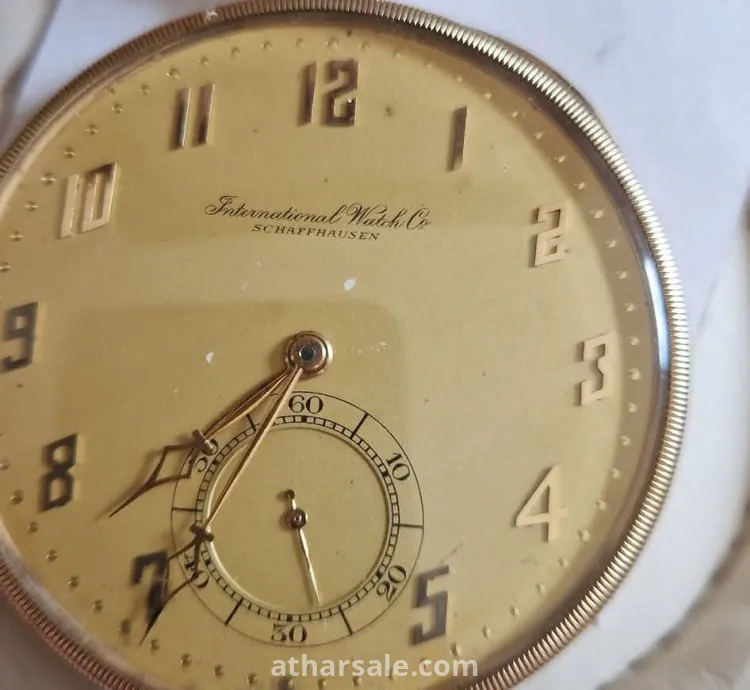 ساعة جيب IWC عتيقة من عام 1928 – تحفة فريدة لعشاق الساعات