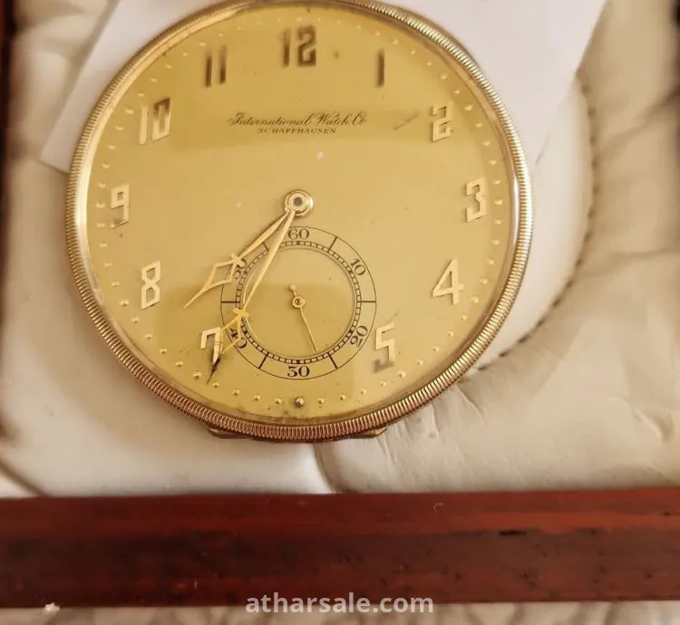 ساعة جيب IWC عتيقة من عام 1928 – تحفة فريدة لعشاق الساعات