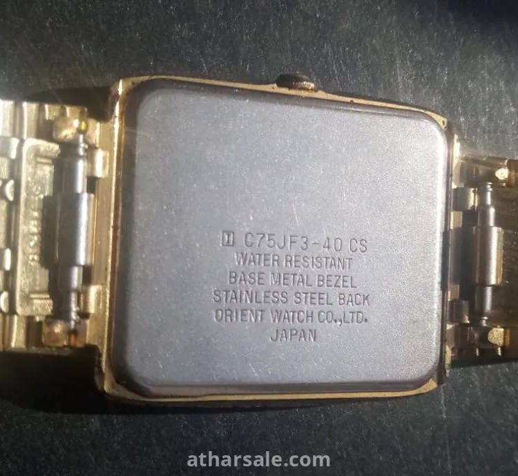 ساعة أورينت يابانى أصلى orient watch c75jf3-40 cs