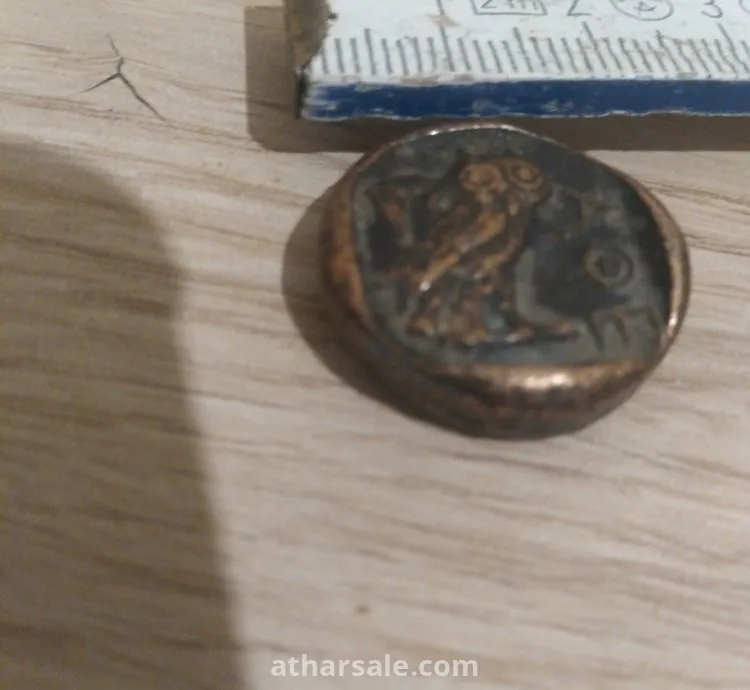 عملة البومة اليونانية اصلية