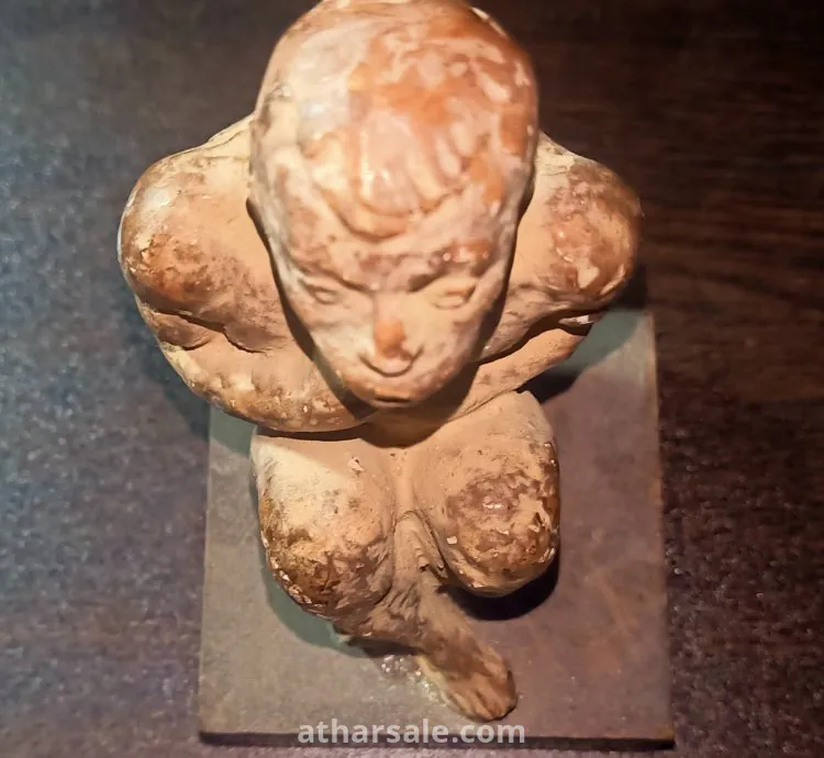 تمثال طبي نادر – إعلان عن علاج الربو ببخاخ فنتولين وبيكوتايد – قطعة فريدة لهواة التحف الطبية