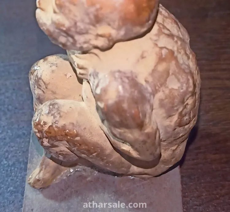 تمثال طبي نادر – إعلان عن علاج الربو ببخاخ فنتولين وبيكوتايد – قطعة فريدة لهواة التحف الطبية