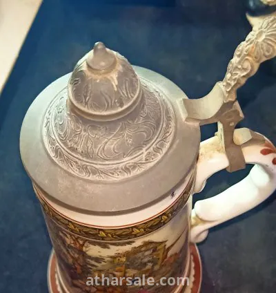 2 من اكواب البيرة الالمانيا القديمة تصلح للدكور