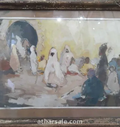 لوحة نادرة جدا قديمة و أصلية