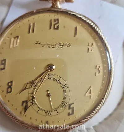 ساعة جيب IWC عتيقة من عام 1928 – تحفة فريدة لعشاق الساعات