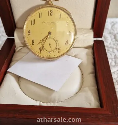 ساعة جيب IWC عتيقة من عام 1928 – تحفة فريدة لعشاق الساعات