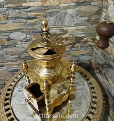 طاحونة قهوة من النحاس الخاص 4