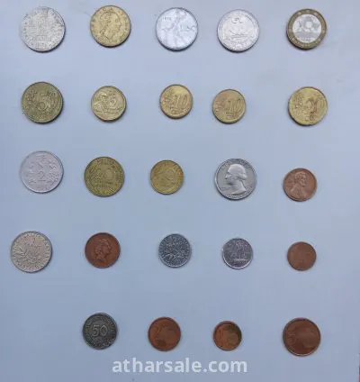 مجموعة من العملات المصرية والعربية 5