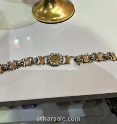 سواره ذهب مشبعه بالؤلؤ عمرها اكثر من 150 سنه 3