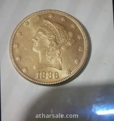 عملة ذهبية أمريكية نادرة 1888