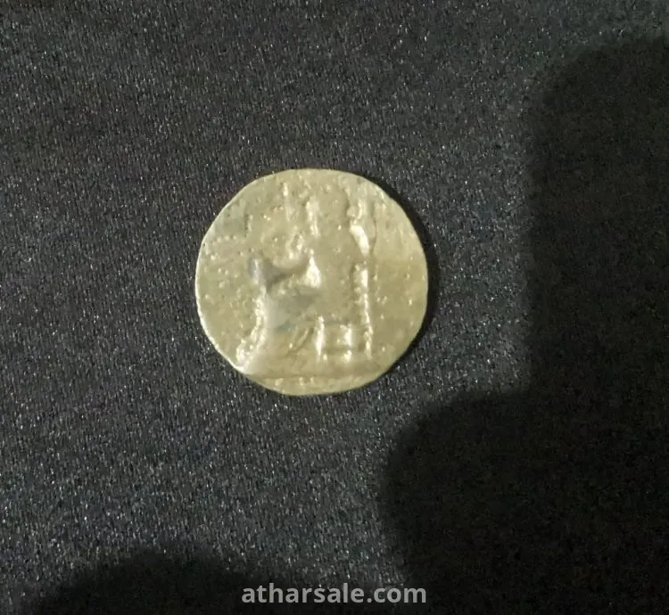 An ancient bronze coin from 1800