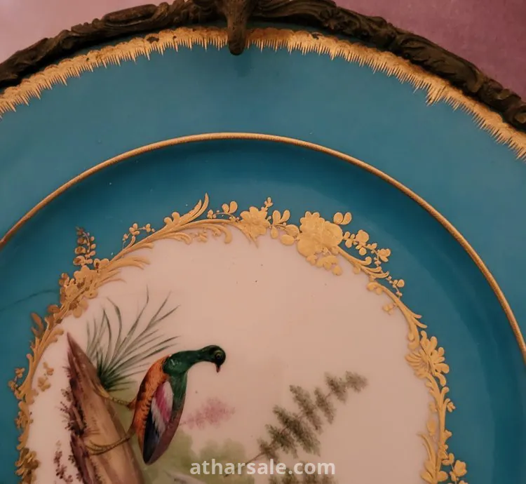 تحفة أثرية فرنسية فاخرة – فروتيرة سنتر بيس (fruitière centrepiece) اواخر القرن ١٩ أصلية مختومة