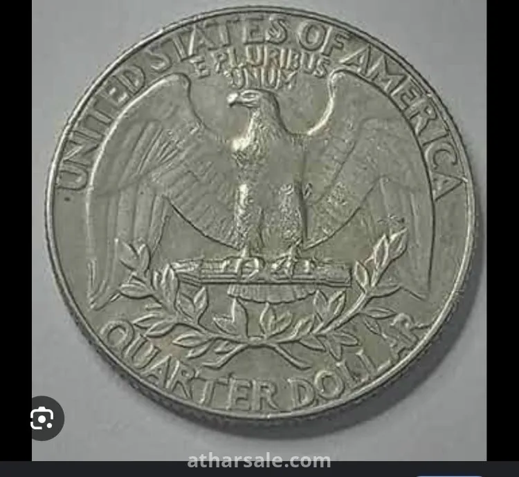عملة امريكيه 25 سنت 1974