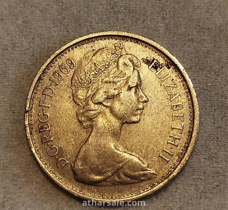 عملة معدنية 5new pence 1969