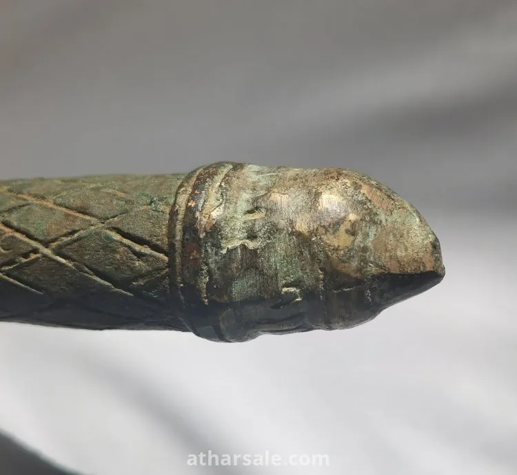 Antique Ceremonial Bronze Axe – Southeast Asia – Elephant Motif – Possibly 15th Century