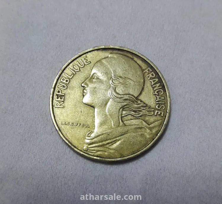 عملة معدنية فرنسية 10 سنتيم