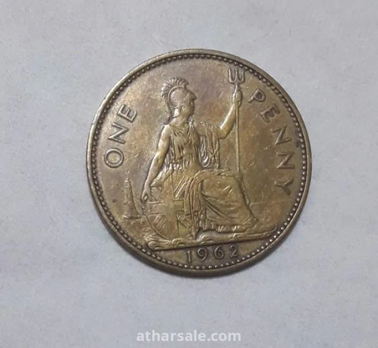 عملة معدنية بريطانية الملكة أليزابيث