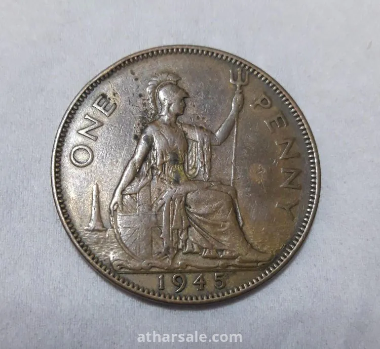 عملة معدنية بريطانية قديمة