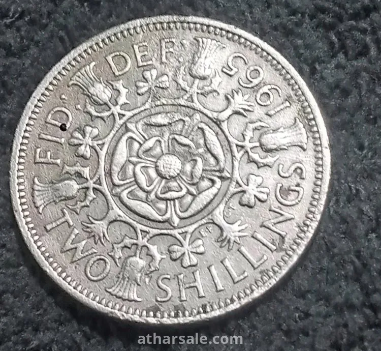 1965 England Two Shilling