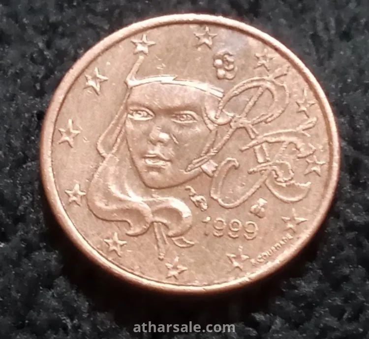 1 cent euro 1999