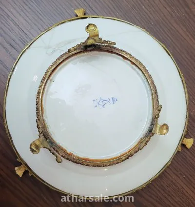 تحفة أثرية فرنسية فاخرة – فروتيرة سنتر بيس (fruitière centrepiece) اواخر القرن ١٩ أصلية مختومة