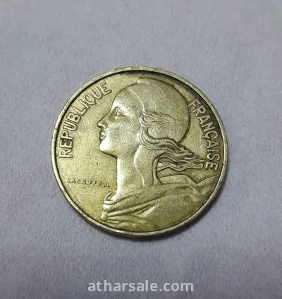 عملة معدنية فرنسية 10 سنتيم