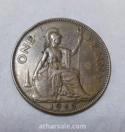 عملة معدنية بريطانية قديمة