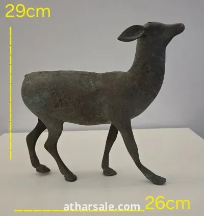 تحفة غزال نحاس قديم