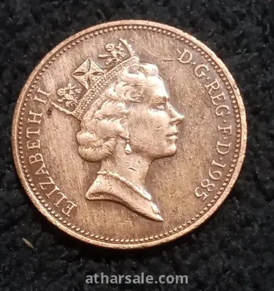 RARE 1985 two PENCE BN