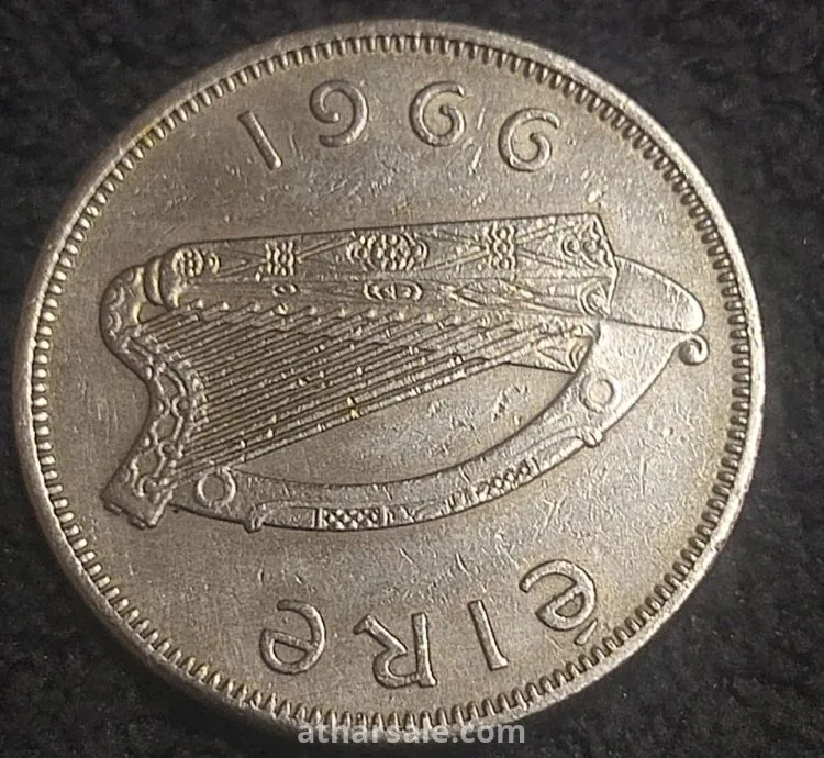 Ireland Republic Florin 1966 Copper 2