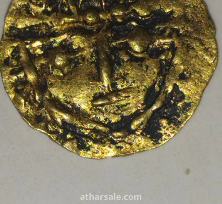 A rare gold coin from the Himyarite era