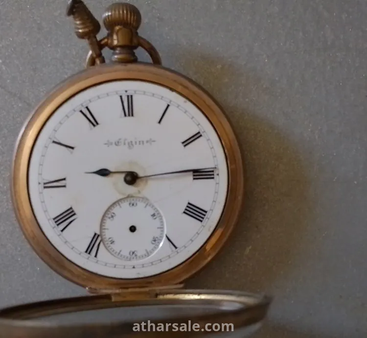 لهواة التميز : تحفة  ساعة جيب من الدهب