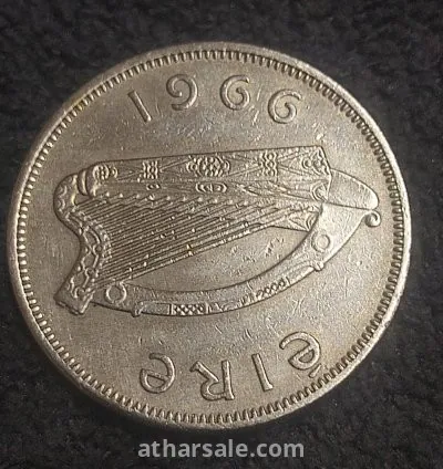 Ireland Republic Florin 1966 Copper 2