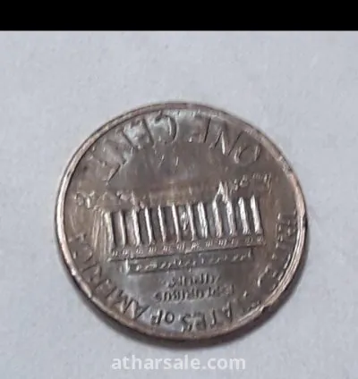 عملة معدنية أمريكية قديمة