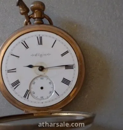 لهواة التميز : تحفة  ساعة جيب من الدهب 5