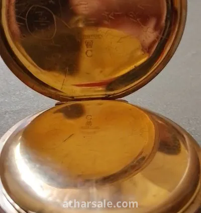 لهواة التميز : تحفة  ساعة جيب من الدهب 7