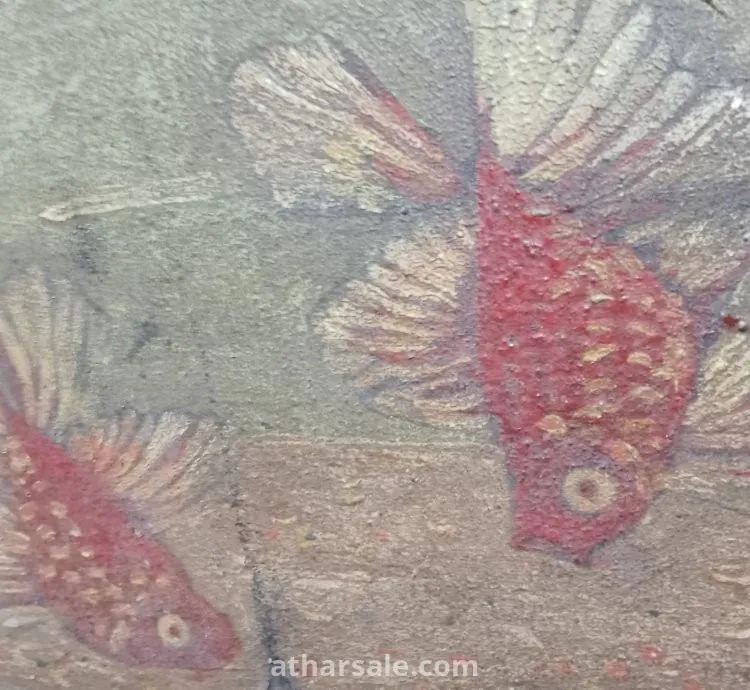 An oil painting over 300 years