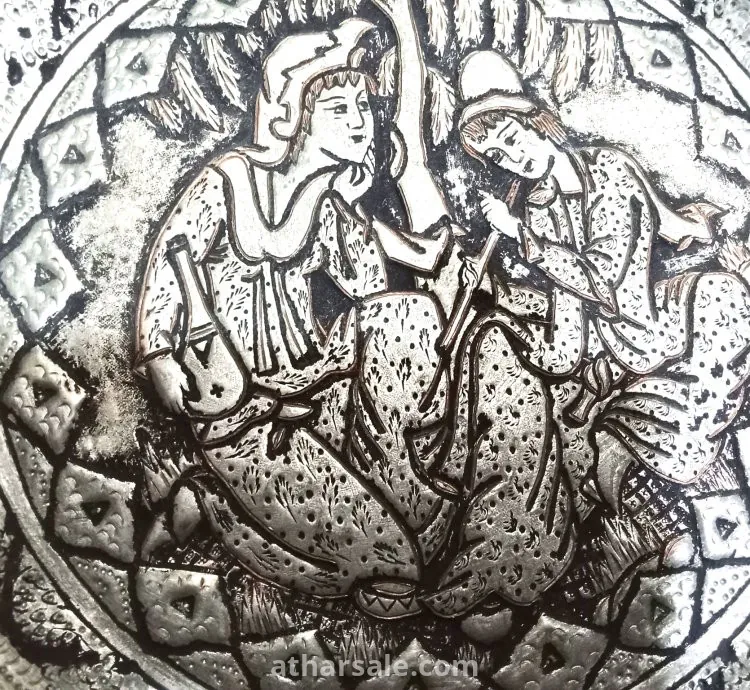 An old and heavy tray heritage