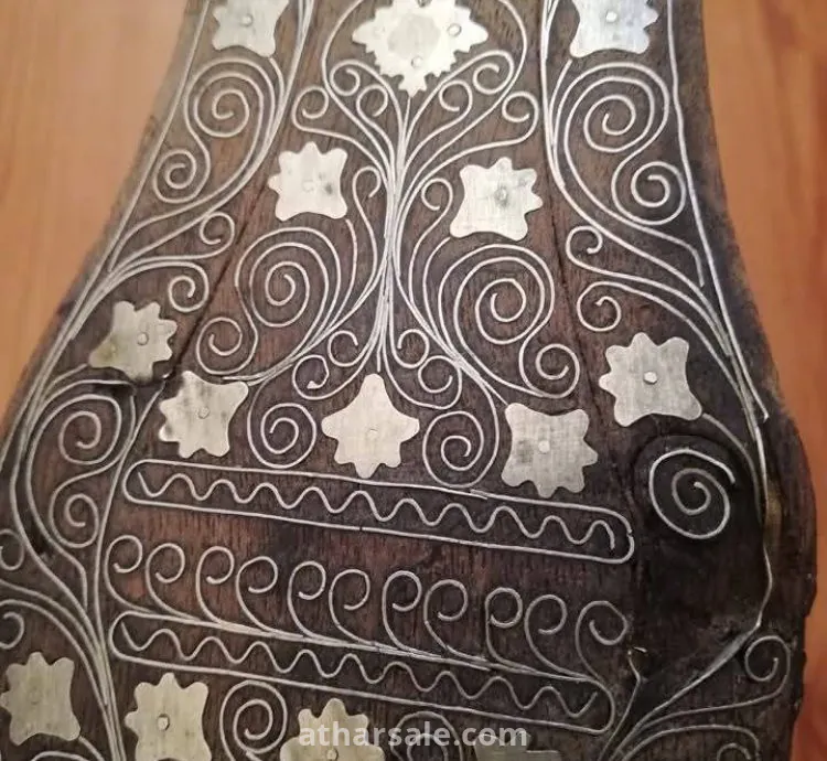 An old and heavy tray  with high silver plating.