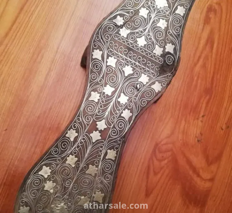 An old and heavy tray  with high silver plating.