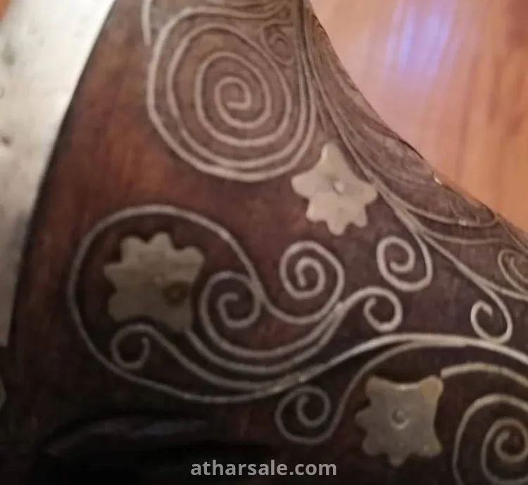 An old and heavy tray  with high silver plating.