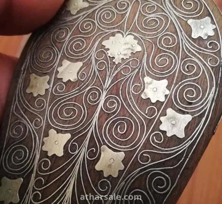 An old and heavy tray  with high silver plating.