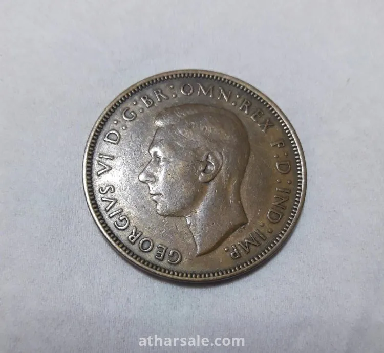 Vintage British One Penny Coin