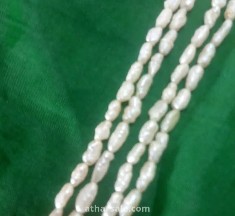 Natural loose pearl necklace weighing 5.630
