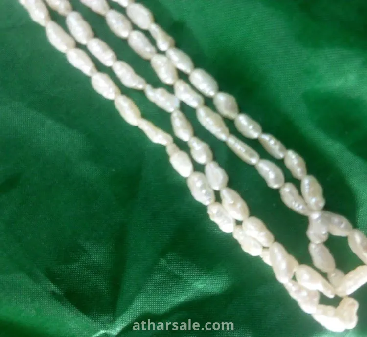 Natural loose pearl necklace weighing 5.630