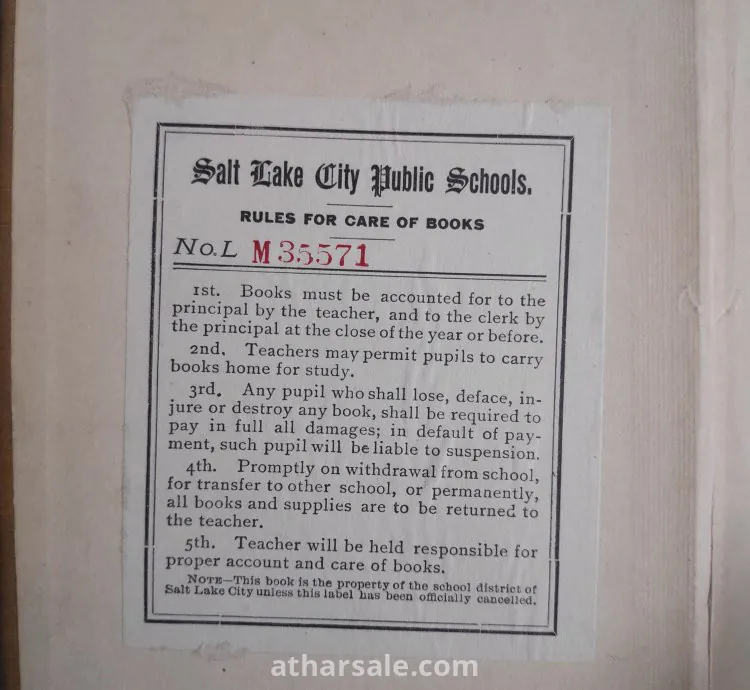 A textbook from the Salt Lake City