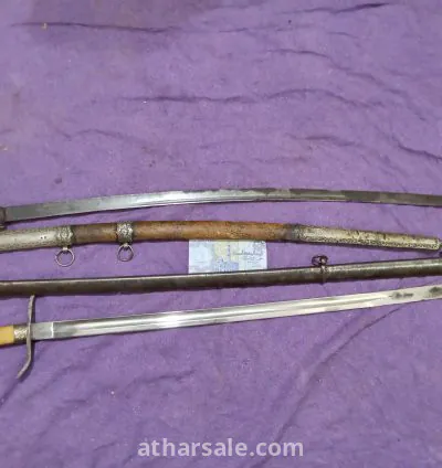 سيف فرنسي ملكي قديم مختوم 18