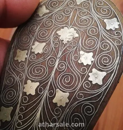 An old and heavy tray  with high silver plating.